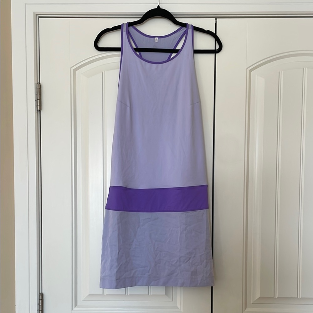 Lululemon Blissed Out Cool Breeze Power Purple Dress
